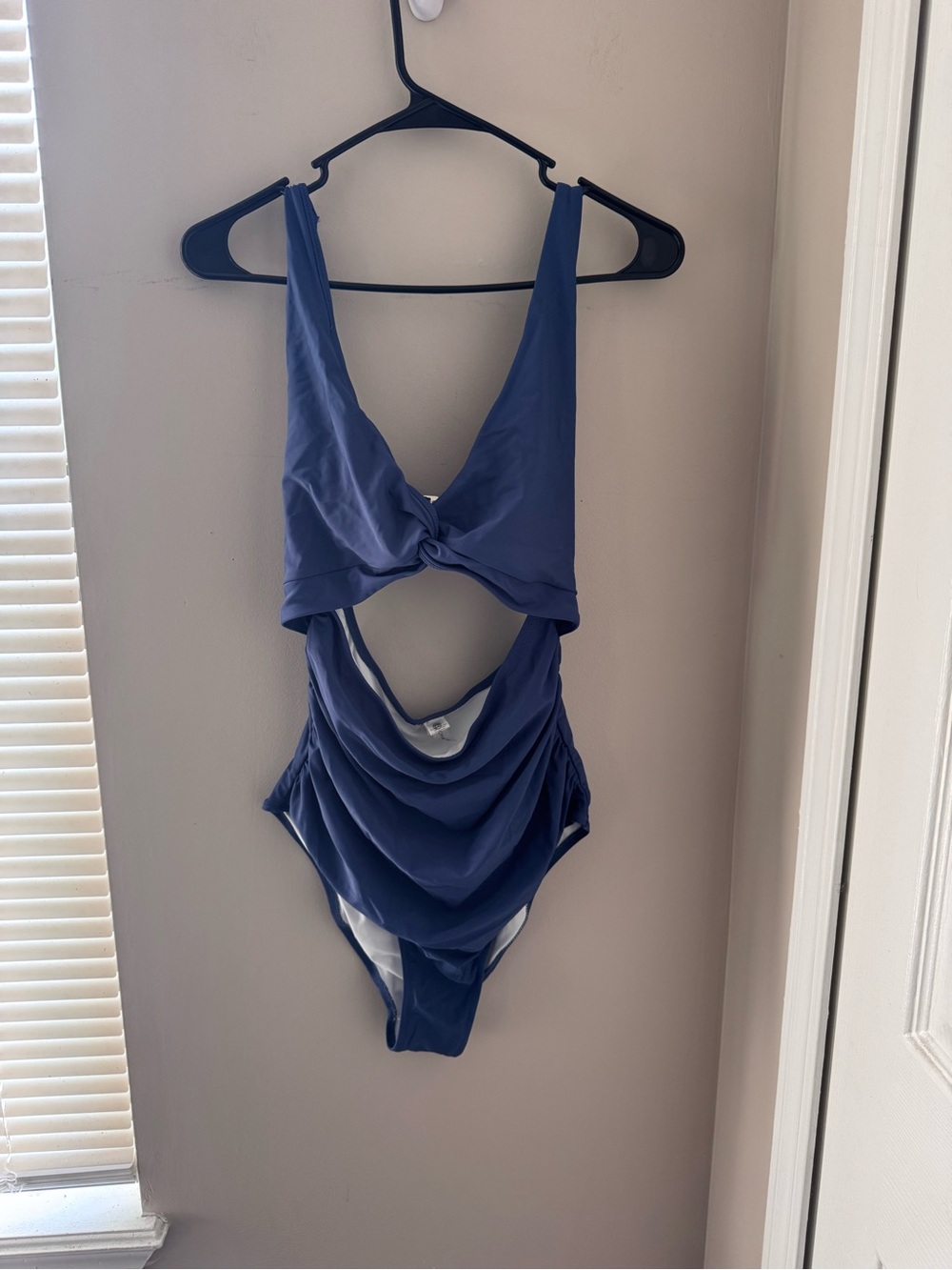 Charmo Twist Cutout One Piece Swimsuit Ruched Tummy Control Monokini XL